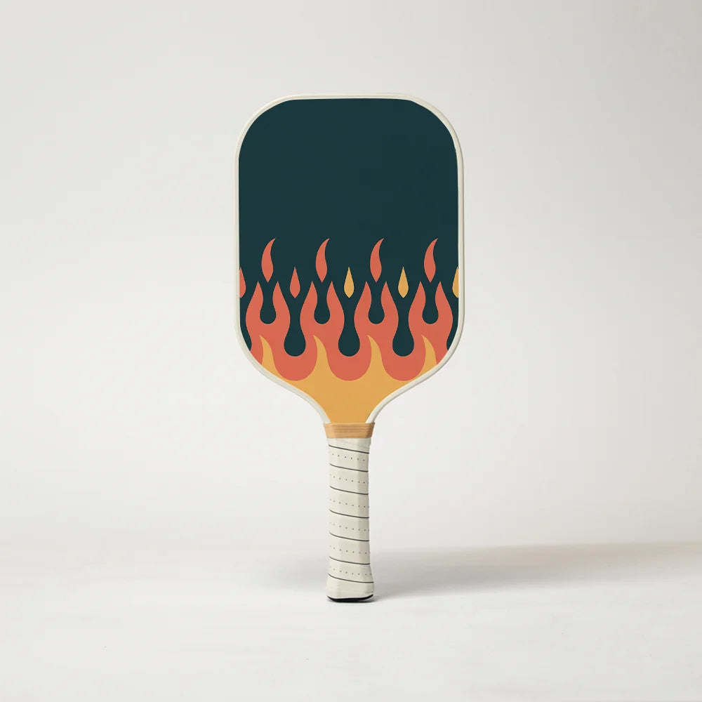 Pickleball paddle - On fire
