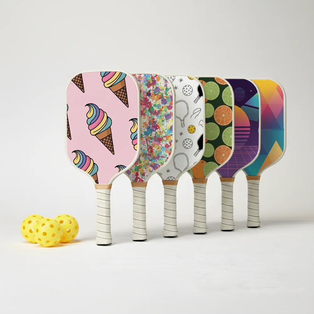 Pickleball Paddles – Swirly set van (6)