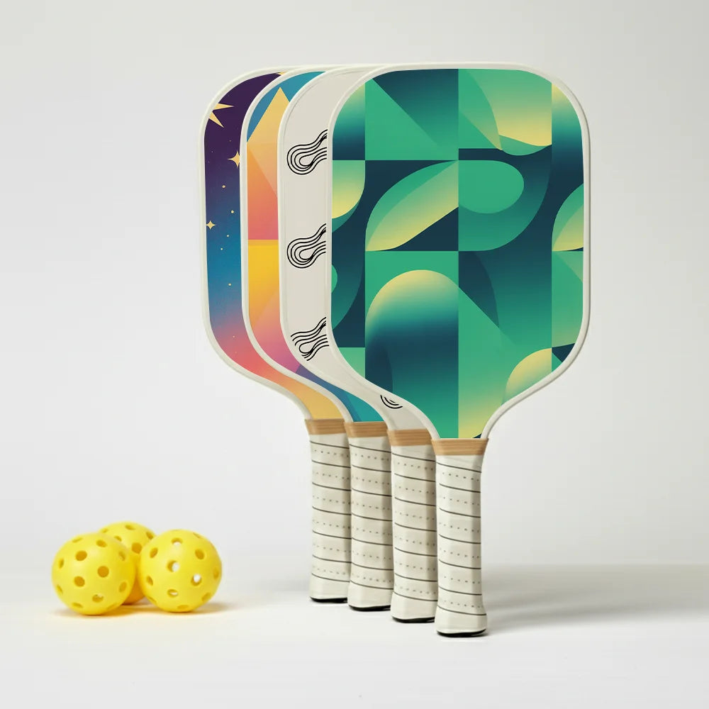 Pickleball Paddles – Moderne mix set van (4)