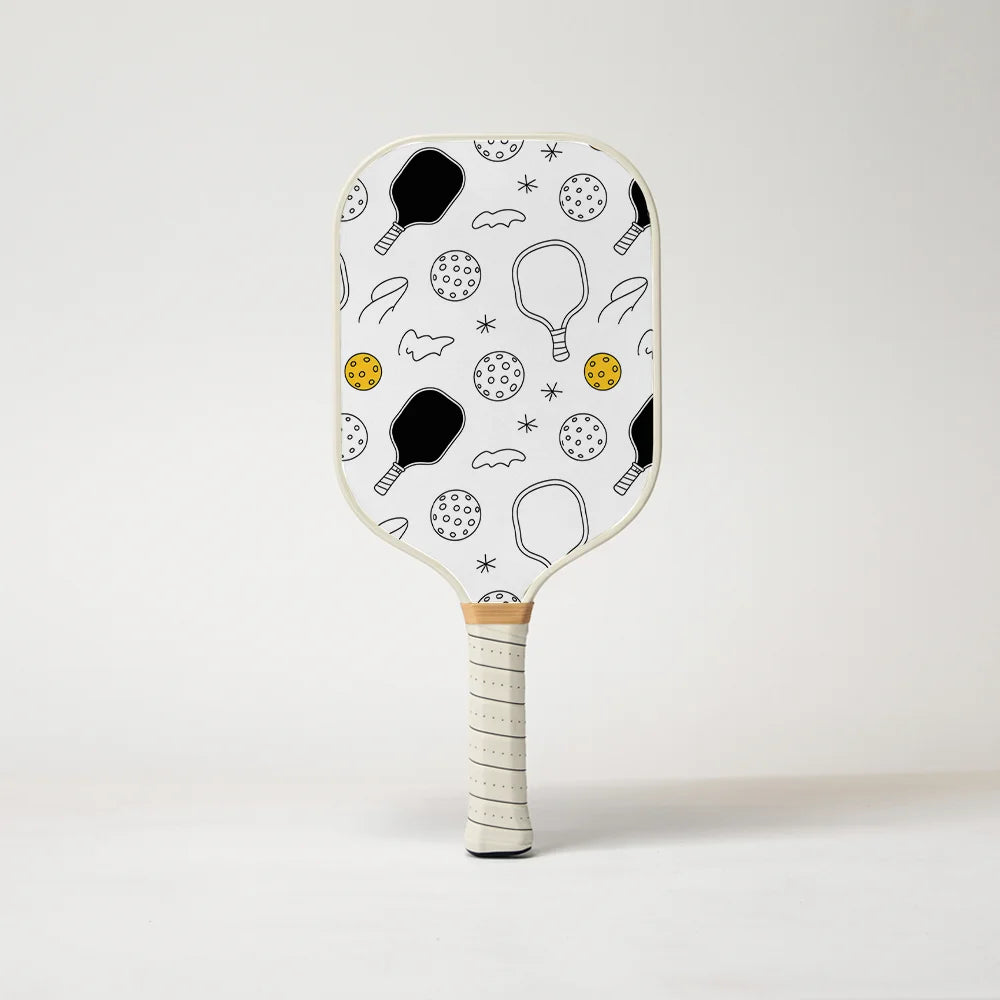 Pickleball paddle - Doodles