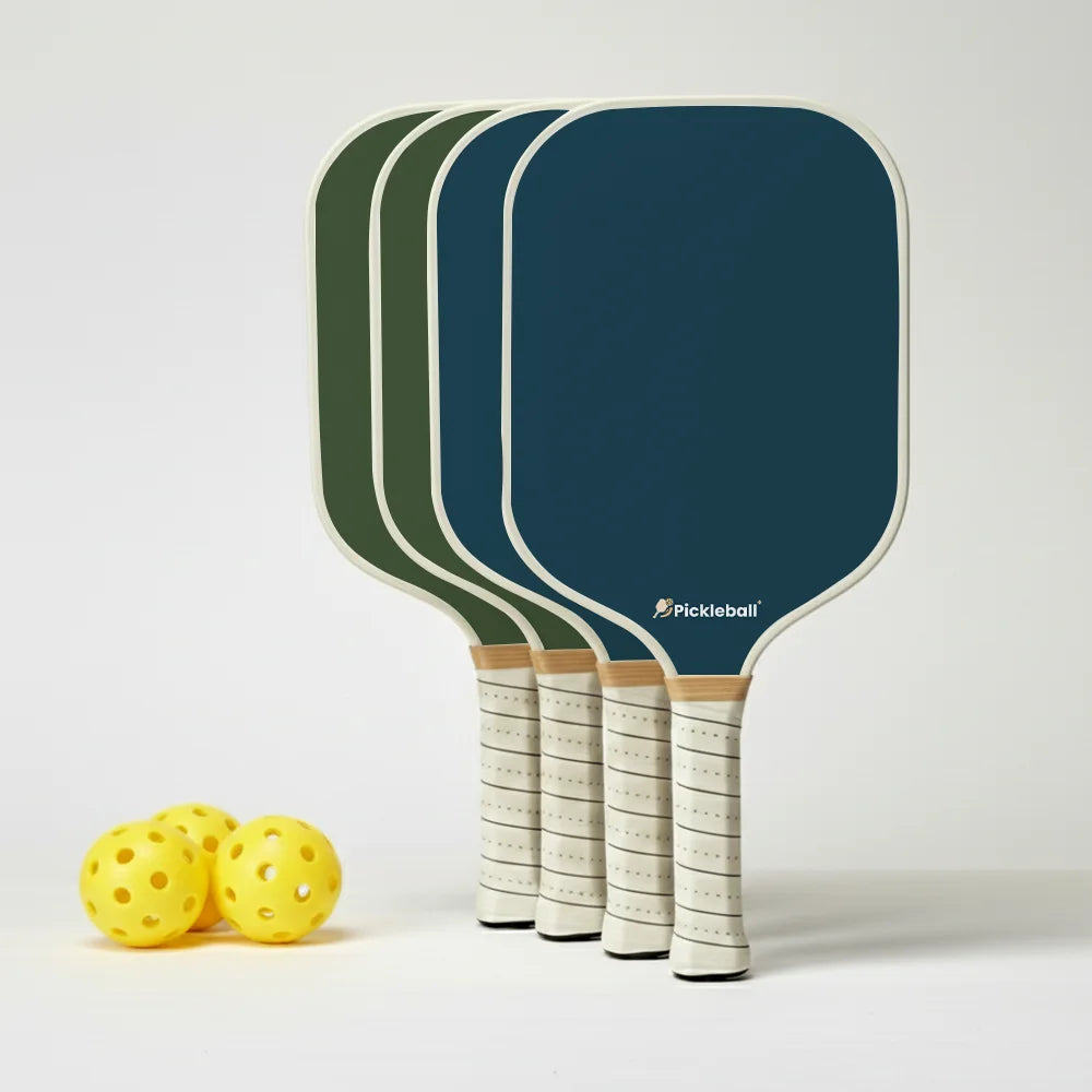 Pickleball Paddles – Groene set van (4)